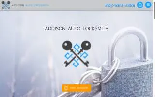 Addison Auto Locksmith website