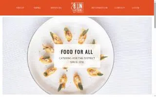 B.Lin Catering website