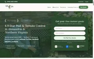 Better Termite & Pest Control website