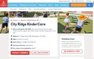 City Ridge KinderCare website