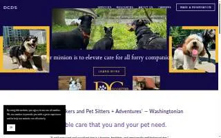 DC DOG SITTER - Columbia Heights website