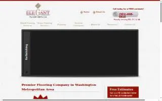 Elegant Floor Services of Washington website