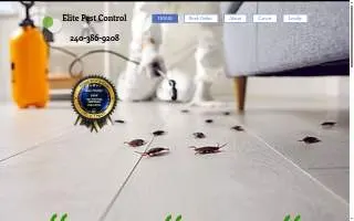 Elite Pest Control website