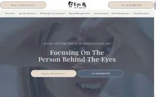 Eye Rx Washington DC website