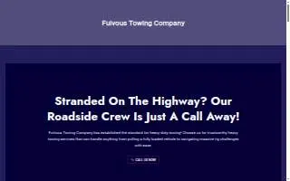 Fulvous Towing Company website