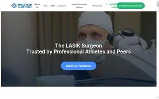 Holzman Laser Vision: Andrew E. Holzman, MD, FACS website