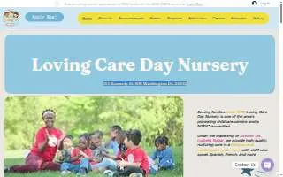 Loving Care Day Nursery website