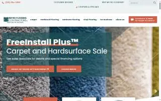 Metro Flooring Contractors of Washington website