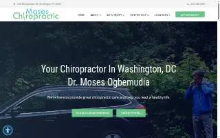 Moses Chiropractic website