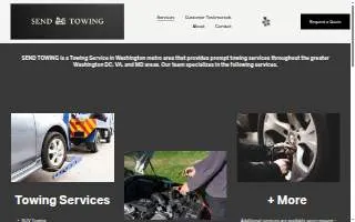 Send Towing website