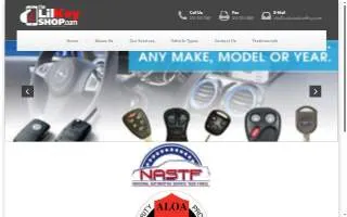 The Lil Key Shop.com website