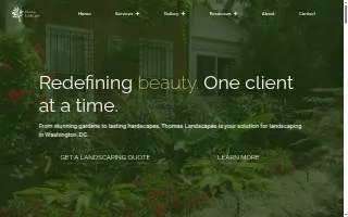 Thomas Landscapes website