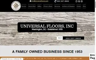 Universal Floors Inc website