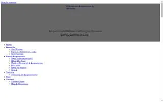 Delaware Acupuncture & Wellness of Bear website