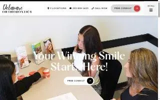 Delaware Orthodontics of Bear website