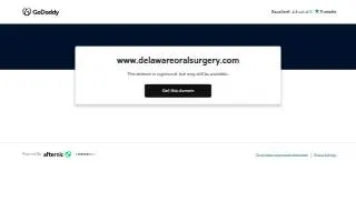 Delaware Oral & Maxillofacial Surgery of Brookside website
