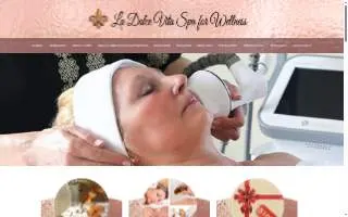 La Dolce Vita Spa For Wellness of Brookside website