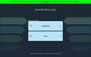 Louviers Federal Credit Union website
