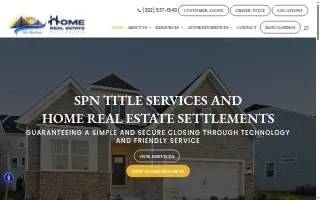 SPN Title Services of Brookside website