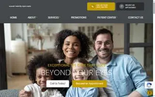 Dover Family Eye Care website