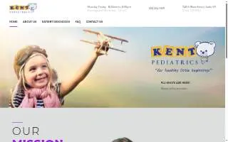 Kent Pediatrics of Dover website