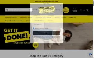 Lumber Liquidators of Dover website