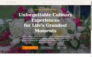 Skyline Catering LLC of Dover website