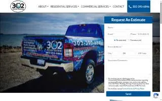 302 Power Washing website