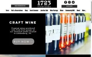 1723 Vineyards website