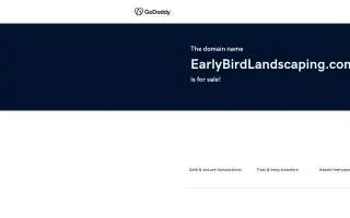 Earlybird Landscaping & Fencing of Hockessin website