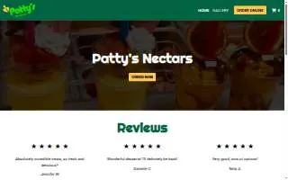 Patty’s Nectars website