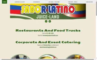Sabor Latino website