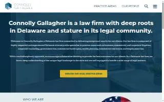Connolly Gallagher LLP website