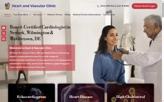 Heart & Vascular Clinic | Newark website