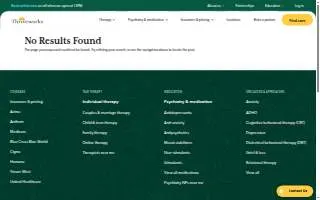 Thriveworks Counseling in Newark website