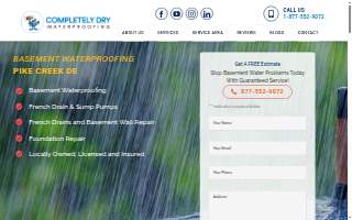 Completely Dry Waterproofing