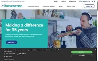 Haven Home Care of Pike Creek website