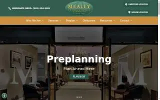 Mealey Funeral Homes & Crematory of Pike Creek Valley website
