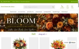 Floral Events By Sherri website