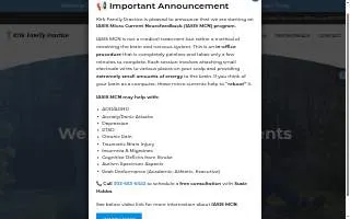 Kirk Family Practice website
