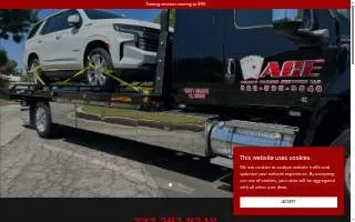 Ace Towing & We Pay Cash for Cars website