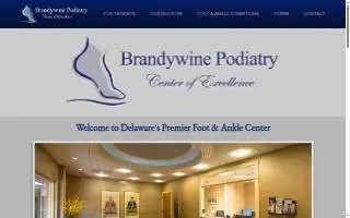 Brandywine Podiatry - Silverside Professional Center of Wilmington website
