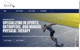 Elite PT - Wilmington website