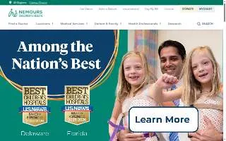 Nemours Children's Hospital, Delaware website