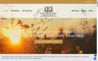 Evans-Carter Funeral Home website