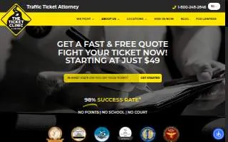 Florida DUI Lawyer - The Ticket Clinic of Alachua website