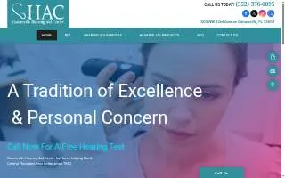 Gainesville Hearing Aid Center website