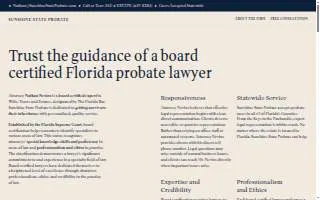 Sunshine State Probate website