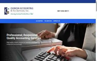 Chokshi Accounting & Tax Services website