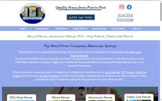 Citywide Fence of Altamonte Springs website